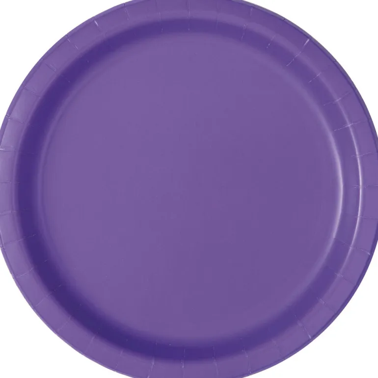 Tallerkener - Neon Lilla - Papp