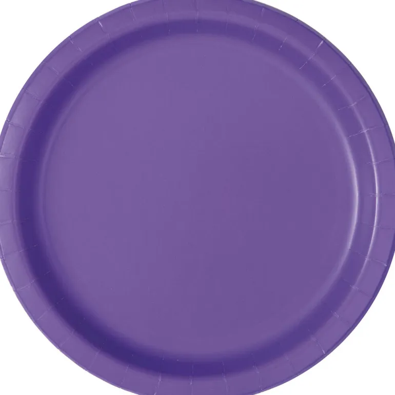 Tallerkener - Neon Lilla - Papp
