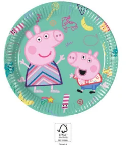 Tallerkener - Peppa Gris Messy - Papp