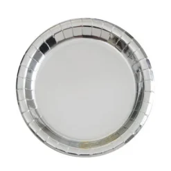 Tallerken - Sølv Metallic