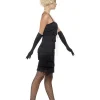 20-talls kjole - Flapper - Sort