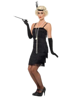 20-talls kjole - Flapper - Sort