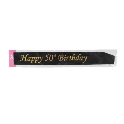 "50TH BIRTHDAY" - Sort/Gull