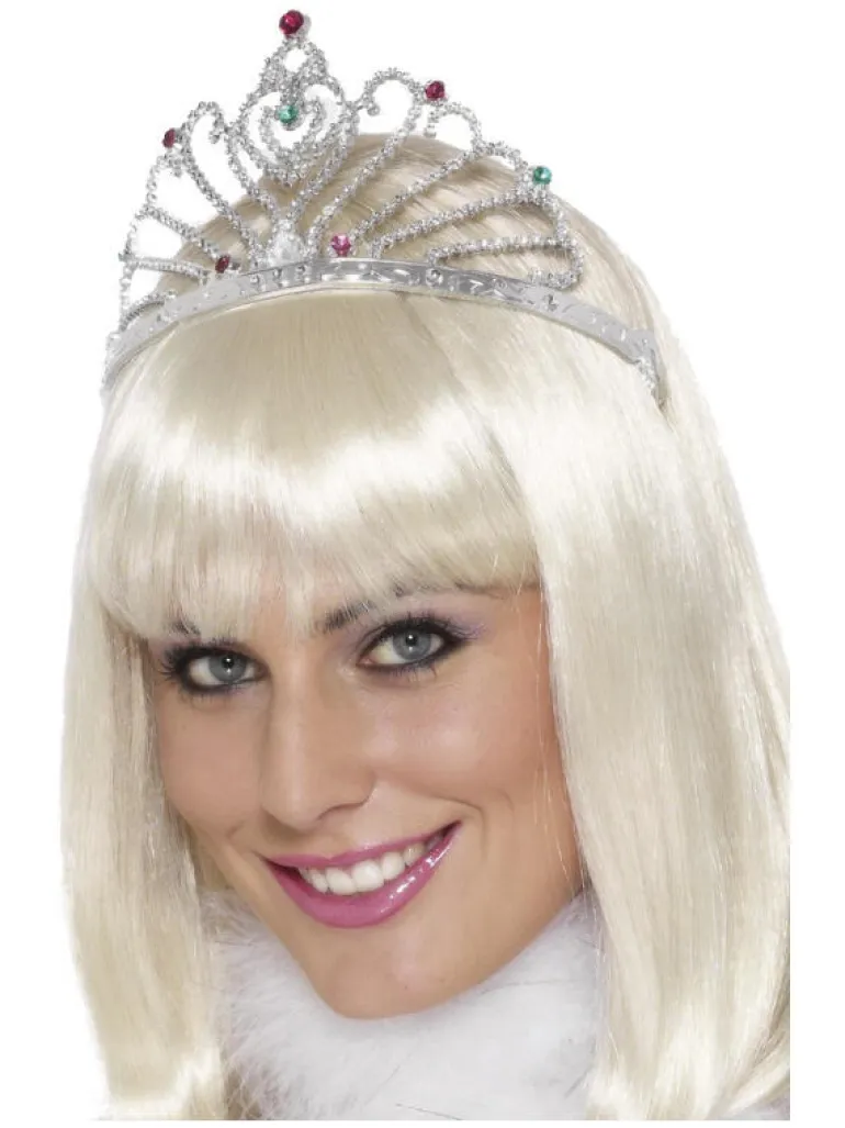 Tiara - Edelstener Vifte - Sølv