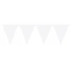 Vimpelbanner - Plast - Hvit