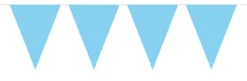 Vimpelbanner - Plast - Lys Blå