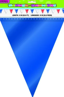 Vimpelbanner - Rød, Hvit, Blå